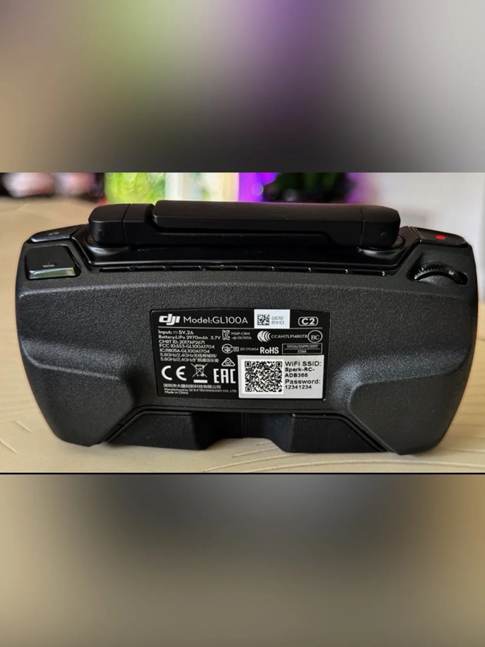 DJI Spark Remote Controller GL100A Genuine OEM Controller Tested & Powers On